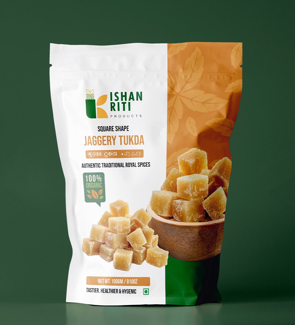 Jaggery Tukda (Square Shape) – Natural & Healthy Sweetener