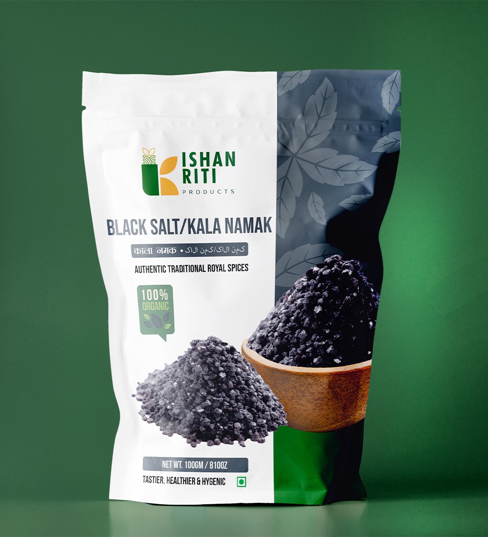 Black Salt / Kala Namak โ 100% Organic & Authentic Traditional Royal Spices
